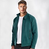 abordables Vêtements d&#039;extérieur élites pour hommes-Homme Veste Décontractée Veste en daim Décontracté Quotidien Coupe-Vent Sexy Automne &amp; Hiver Couleur Unie / Unie Occasionnel Sans Col Régulier Noir Jaune Vert Gris Veste