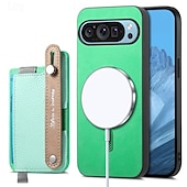 رخيصةأون جراب للهواتف الأخرى-هاتف غطاء من أجل بكسل 9 برو بيكسل 9 برو اكس ال Pixel 8 Pro Pixel 8 بكسل 9 Pixel 7 Pixel 7 Pro غطاء خلفي مع حامل مغناطيس دعم الشحن اللاسلكي مكتب  /  الأعمال TPU جلد PU