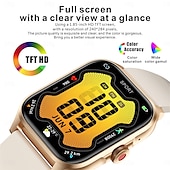 ieftine Ceasuri Smart-ceas inteligent qx15 1,85 inci monitorizare a sănătății asistent vocal AI bărbați femei moda sport tracker fitness ceas inteligent
