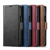 Χαμηλού Κόστους Samsung Θήκη-τηλέφωνο tok Για Samsung Galaxy Z Fold 7 Z Διπλώστε 6 Z Fold 5 Z Fold 4 Z Fold 3 Αναποδογυρίστε το κάλυμμα με βάση στήριξης Μαγνητική Υποδοχή κάρτας Ρετρό TPU PU δέρμα