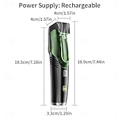 preiswerte Rasierer &amp; Epilierer-Vakuum-Bartrasierer, per USB aufladbarer Vakuum-Rasierer, Haarschneider, waschbarer Friseur-Haarschneider, Geschenke für Männer