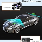 cheap Car DVR-Dashcam Cameras Video Recorder Dual Lens Front and Rear Dash Cam for Cars 2K