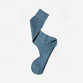 cheap Men&#039;s Elite Accessories-Men&#039;s 1 Pair Socks Black Red Color Solid Color Formal Wedding Anniversary Thin Spring &amp;  Fall Knitwear Elegant