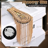 economico Accessori e altro-Retrò Vintage Accessori Principe Aristocratico Frangia con nappe Per uomo Per donna Reale Carnevale Mascherata martedì grasso Evento / Festa Adulti Altri Accessori