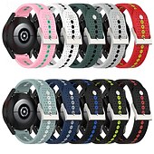 cheap Samsung Watch Bands-Watch Band for Samsung Galaxy Watch 7/6/5/4 40/44mm, Galaxy Watch 5 Pro 45mm, Galaxy Watch 4/6 Classic 42/46/43/47mm, Watch 3, Active 2, Gear S2 Silicone Replacement  Strap Adjustable Sport Band