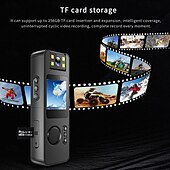 cheap Indoor IP Network Cameras-1080P Sports Camera 1.54inch Screen WiFi Camcorder with Audio &amp; Video Recording Wearable Mini Cameras for Riding/Meeting