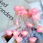 levne Řetězová světla baterie-1ks řetězová světla ve tvaru srdce 3m 20 LED pro svatby na Valentýna vnitřní venkovní  &amp; sváteční dekorace