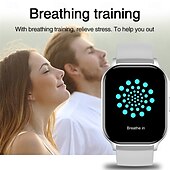 abordables Pulseras inteligentes-696 HK26 Reloj inteligente 2.04 pulgada Pulsera inteligente Bluetooth Podómetro Recordatorio de Llamadas Seguimiento del Sueño Compatible con Android iOS Mujer Llamadas con Manos Libres Recordatorio