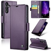 Недорогие Чехлы для Samsung-телефон Кейс для Назначение S24 S24 Ultra Plus S24 ФЭ S23 S22 S21 S20 Ultra Plus FE А55 А35 А25 А15 5Г A54 A34 A14 A73 A53 A33 A23 A13 A72 A52 A32 A22 A12 Откидная крышка