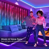 ieftine Conectat Electric-lumina cortină cu LED magic de Crăciun control prin bluetooth control punct aplicație lumini șir din piele 2x2m 200leds 3x3m 300leds Crăciun nuntă casă de vacanță dormitor sufragerie balcon
