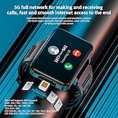 Недорогие Смарт-часы-LOKMAT APPLLP 5 MAX Умные часы 2.4 дюймовый Смарт-часы-телефон 3G 4G Bluetooth Педометр Напоминание о звонке Датчик для отслеживания сна Совместим с Android iOS Женский Мужчины GPS