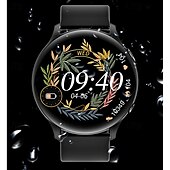 billige Smartklokker-ny mx15 smartwatch bluetooth ringe puls kroppstemperatur stemmeassistent 1.32 rund skjerm utvidelsesløsning kroppstemperaturmåling bluetooth call bluetooth musikk ai stemmeassistent