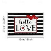 cheap Placemats &amp; Coasters &amp; Trivets-Valentine&#039;s Day Placemats Set of 4 Romantic and Decorative Table Mats Featuring Heart or Rose Patterns Durable and Heat-Resistant Perfect for Adding a Touch of Love to Your Dining Table Decor