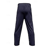 baratos Calças Desportivas-Homens Calças Esportivas Calça de moletom com pernas largas Calças de Veludo Calças Bolsos Com Cordão Cintura elástica Tecido Conforto Esportes Diário Moda Casual Preto Branco Micro-Elástica