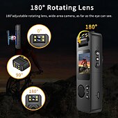 cheap Indoor IP Network Cameras-1080P Sports Camera 1.54inch Screen WiFi Camcorder with Audio &amp; Video Recording Wearable Mini Cameras for Riding/Meeting