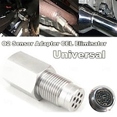 economico Attrezzi per riparazione auto-Adattatore filettato per sensore di ossigeno m18x1,5 in acciaio inox, distanziale di estensione per emulatore di convertitore mini catalizzatore universale