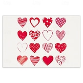 cheap Placemats &amp; Coasters &amp; Trivets-Valentine&#039;s Day Placemats Set of 4 Romantic and Decorative Table Mats Featuring Heart or Rose Patterns Durable and Heat-Resistant Perfect for Adding a Touch of Love to Your Dining Table Decor