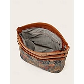 economico Borse a Tracolla-borsa a tracolla vintage boho con motivi geometrici - borsa a tracolla leggera ed elegante per le donne, ideale per tutti i giorni e per i viaggi