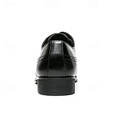 baratos Formal-sapatos oxford masculinos de couro sintético genuíno com bico fino – design brogue clássico, estilo formal, ideal para negócios, casamentos e ocasiões especiais
