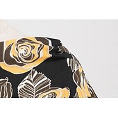 preiswerte Kleider-Retro Vintage 1950er Hepburn Kleid Ausgestelltes Kleid Tupfen Blume / Blumenmuster Kostüm Damen Maskerade Veranstaltung / Fest Junggesellinnenabschiedsparty Festival Erwachsene Kleid