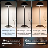 levne Stolní lampy-luxusní led kovová stolní lampa - usb nabíjecí noční stolek noční světlo do domácí obývací ložnice 1ks