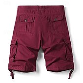 billiga Botten-Herr Cargo-shorts Vandringsshorts Militär Sommar Utomhus 10&quot; Ripstop Andningsfunktion Snabb tork Dragkedja fram Shorts Underdelar Knälängd Svart Armégrön Bomull Jakt Fiske Klättring XS S M L XL