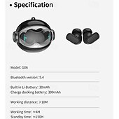 abordables Auriculares TWS-G06 TWS True auriculares inalámbricos En el oido Bluetooth 5.3 Deportes Diseño ergonómico Larga duración de la batería para Apple Samsung Huawei Xiaomi MI Aptitud física Camping / Senderismo Corriendo