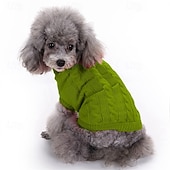 economico Maglioni-Cane Maglione Classico Inverno Caldo Di tendenza Confortevole All&#039;aperto Abbigliamento Quotidiano Interno Abbigliamento per Cani for Piccolo Medio Grande