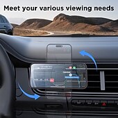 cheap Car Holder-Car Vent Phone Mount Rotatable Magnetic Phone Holder for Car Compatible with All Mobile Phone Phone Accessory