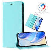 お買い得  iPhone用ケース-iPhone 16e用の電話ケース iPhone 16 Pro Max Plus iPhone 15 Pro Max Plus iPhone 14 13 12 11 Pro Max Plus Mini フリップカバー スタンドホルダー 磁石サポート ワイヤレス充電 レトロ TPU PUレザー