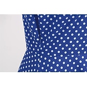 economico Vestiti-Elegante Classico Anni 1950 Vestito A Pois Linea ad A Costume Per donna San Valentino Evento / Festa Data Tè Adulti Vestito Primavera &amp; Estate