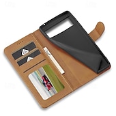 levne Ostatní pouzdra-telefon Carcasă Pro Google Pixel 9 Pro Pixel 9 Pro XL Pixel 8 Pro Pixel 8 Pixel 9 Pixel 7 Pixel 7 Pro Pixel 6 Pixel 6 Pro Flip Cover se stojánkem Magnetické Slot pro kartu Retro TPU PU kůže