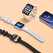 abordables Relojes inteligentes-iMosi HT15 Reloj inteligente 1.85 pulgada Smartwatch Reloj elegante Bluetooth Podómetro Recordatorio de Llamadas Seguimiento del Sueño Compatible con Android iOS Mujer Hombre Llamadas con Manos