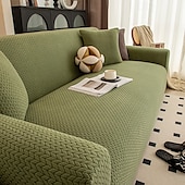 baratos Cobertura de Sofa-capa de sofá de alta elasticidade tecido macio e elástico se adapta perfeitamente à maioria dos sofás capa durável e confortável protege os móveis de manchas e danos fácil de instalar e lavável à