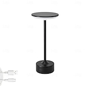 cheap Table Lamps-Metal Bar UFO Desk Lamp - USB Charging, Touch Dimming &amp; Color Adjustment for Bar Coffee Shop
