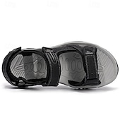 economico sandali da esterno-sandali sportivi da uomo marroni per l&#039;esterno con cinturini regolabili e suola antiscivolo - comode scarpe estive per escursioni, spiaggia e abbigliamento casual