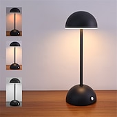 economico Lampade da tavolo-lampada da scrivania retrò in metallo - luce da comodino touch con ricarica wireless tramite USB per casa, soggiorno, camera da letto, 1 pz