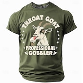 abordables T-shirts amusants pour hommes-T-shirt drôle avec une antilope offensante pour homme manches courtes impression 3D col rond mode quotidienne rue noir bleu vert été printemps vêtements S M L XL XXL XXXL