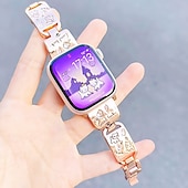 olcso Apple óraszíjak-Solo Loop Kompatibilis valamivel Apple Watch óraszíj 38mm 40mm 41mm 42mm 44mm 45mm 49mm Bájos Állítható ötvözet Csere óraszíj mert iwatch Ultra 2 Series 9 8 7 SE 6 5 4 3 2 1