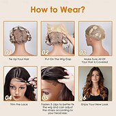 economico Parrucche trendy sintetiche-parrucca per donna parrucche lunghe ricce ondulate dall&#039;aspetto naturale parrucca sintetica in fibra resistente al calore, parrucca con attaccatura dei capelli in pizzo per uso quotidiano cosplay