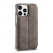 economico Cover per iPhone-Custodia per telefono per iPhone 16 Pro Max Plus iPhone 15 Pro Max Plus iPhone 14 13 12 11 Pro Max Plus Mini Cover flip con slot per schede anti-caduta retrò TPU pelle PU