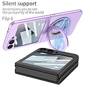 お買い得  サムスン用ケース-電話 ケース 用途 サムスンのギャラクシー Z Flip 3 バックカバー スタンド付き 耐衝撃 レトロ風 強化ガラス PC