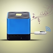 abordables Kit de Bluetooth/manos libres para coche-Receptor Bluetooth 5.0 para automóvil, adaptador auxiliar Bluetooth con cancelación de ruido, receptor de música Bluetooth para estéreo doméstico/auriculares con cable/llamadas manos libres, duración