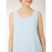 cheap Floor Length-Sheath / Column Mother of the Bride Dress Beach Wedding Elegant Simple Jewel Neck Ankle Length Chiffon Sleeveless with Tier Solid Color 2025