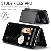 זול תיק טלפון אחר-טלפון מגן עבור גוגל Pixel 9 Pro Pixel 9 Pro XL Pixel 8 Pro Pixel 8 פיקסל 9 כיסוי אחורי עם מעמד חריץ לכרטיס עמיד בזעזועים רטרו TPU PC