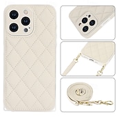 economico Cover per iPhone-telefono Custodia Per iPhone 15 Pro Max Plus iPhone 14 13 12 11 Pro Max Plus iPhone 13 12 11 Pro Max Per retro con cordino con cinturino da polso Resistente agli urti Retrò TPU pelle sintetica