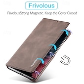 abordables Coques Samsung-Housse de téléphone pour Samsung Galaxy S24 Ultra S24 Plus S24 S23 S23 Ultra S22 S22 Plus Ultra S21 Ultra S21 FE S21 Coque flip avec emplacement pour carte magnétique antichoc rétro TPU PU cuir