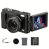 お買い得  アクションカメラ-4k デジタルカメラ 48MP カメラ オートフォーカス コンパクトデジタルカメラ フラッシュライト付き ポイントアンドシュートカメラ 小型デジタルカメラ
