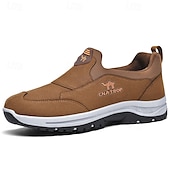 abordables Baskets-chaussures de randonnée à enfiler pour hommes – baskets d&#039;extérieur durables avec semelle antidérapante, conception légère et tissu respirant pour le trail et le camping