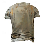 ieftine Tricouri cu imprimeu animal-Bărbați Tigru Amuzant Tricou Manșon scurt Tricou Tipărire 3D Stil Nautic Cămașă Exagerat Designer Petrecere Concediu Gri Vară Primăvară Îmbrăcăminte S M L XL XXL XXXL